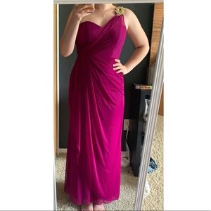Formal hot pink/purple dress